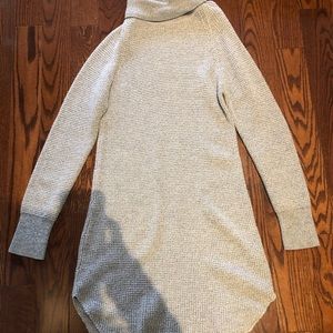 WILFRED FREE Bianca Wool Midi Sweater Dress | L heather grey | BNWOT